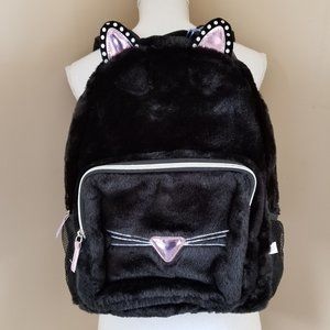 Kids More Than Magic Faux Fur Cat Backpack